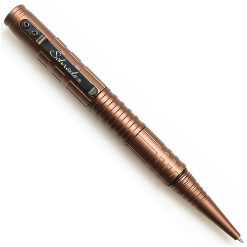 Schrade Survival Tactical Pen with Ferro Rod & Survival Brown Whistle