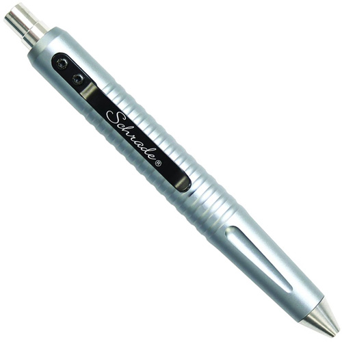 Schrade Grey Push Button Tactical 5.06 Inch Pen