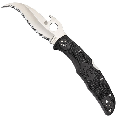 Spyderco Matriarch2 Black FRN Handle With Emerson Opener Folding Knife