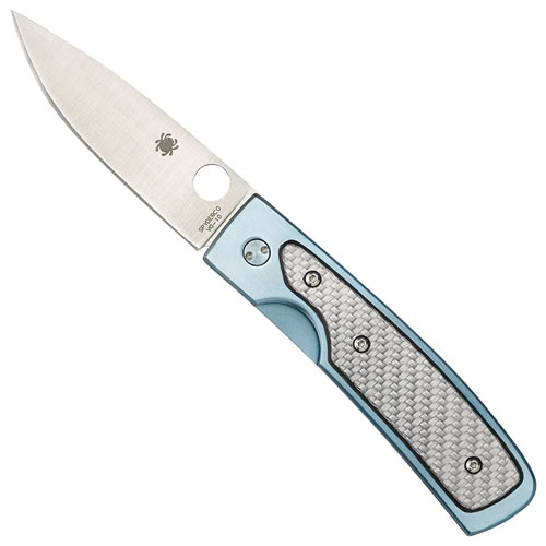 Spyderco Centofante Memory Titanium Plain Edge Folding Knife