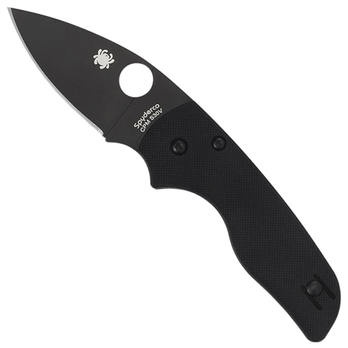 Spyderco Stainless Steel Compression Lock G10 Handle Folding Knife