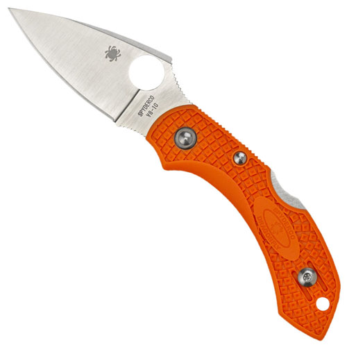 Spyderco Dragonfly2 Orange Handle Folding Knife