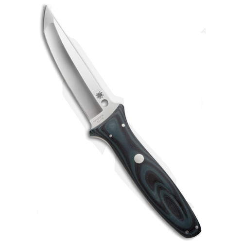 Spyderco Lum Tanto Sprint Run Black Fixed Blade Knife