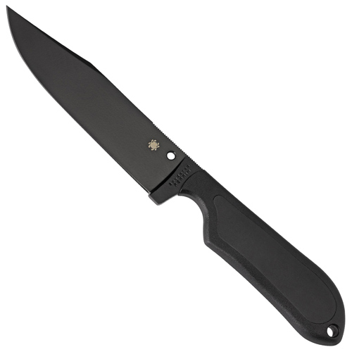 Spyderco Street Bowie Black FRN Black PlainEdge Fixed Blade Knife