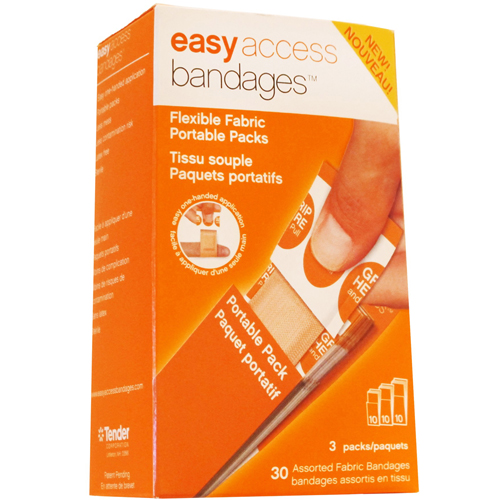 Easy Access Bandages Assorted Strip Fabric