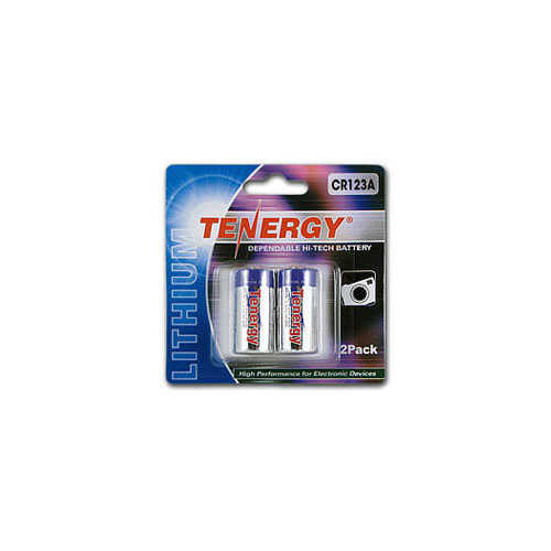 Tenergy Propel CR123A Lithium Battery - 2 Pack