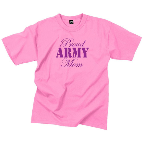Womens Proud Army Mom T-Shirt