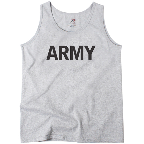 Mens Army Military Physical Training Tank Top