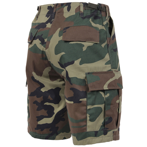 Mens Camo Combat Military BDU Shorts