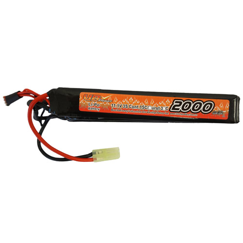 2000mAh 11.1V LiPo Airsoft Battery