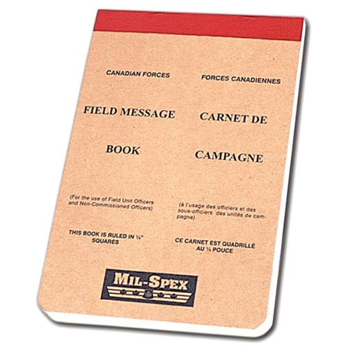 Mil-Spex Canadian Forces Field Notebook