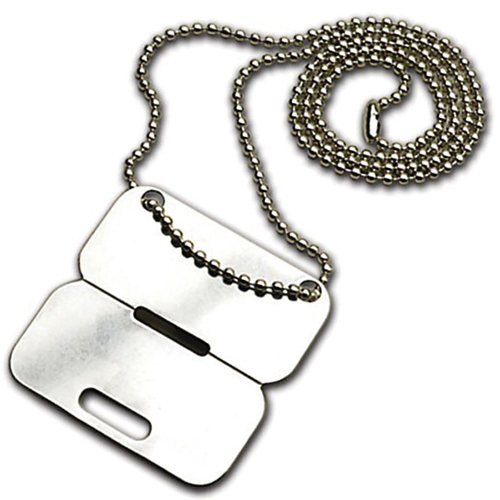 Military Double ID Tag