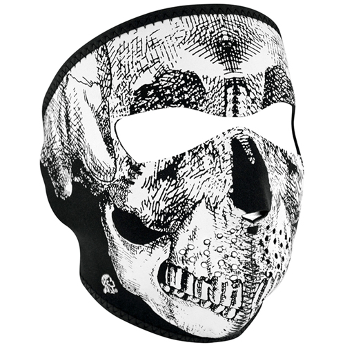 Neoprene Glow Skull Face Mask