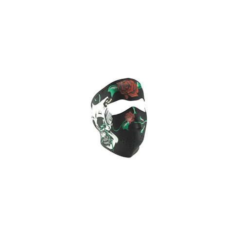 Neoprene Comedy And Tragedy Skulls Face Mask