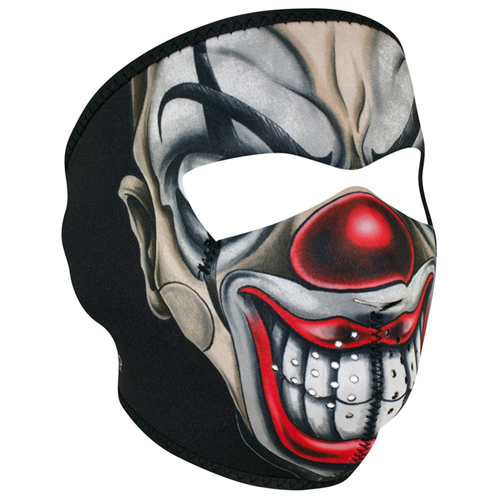 Circus Clown Reversible Face Mask