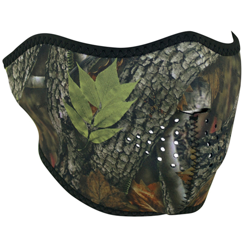 Forest Camo Reversible Half Face Mask