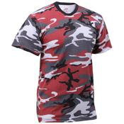 Colored Camo Mens T-Shirts