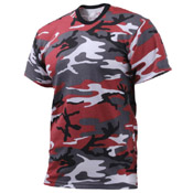 Colored Camo Mens T-Shirts