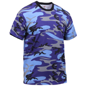 Colored Camo Mens T-Shirts