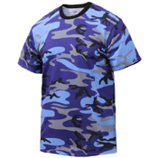 Colored Camo Mens T-Shirts