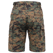 Mens Camo Combat Military BDU Shorts