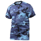 Colored Camo Mens T-Shirts